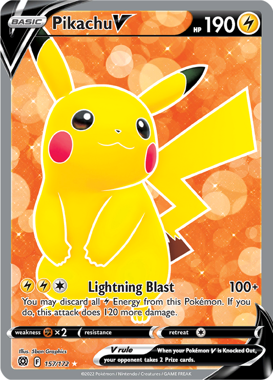 Pikachu V (Full Art) - SWSH09