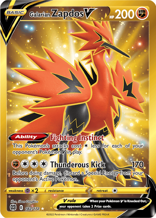 Galarian Zapdos V - 182/172
