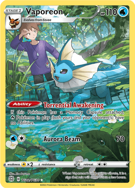 Vaporeon - TG02/TG30