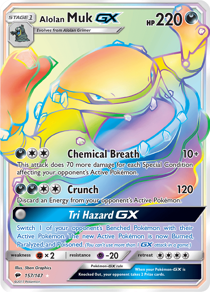 Alolan Muk GX (Secret) 157/147