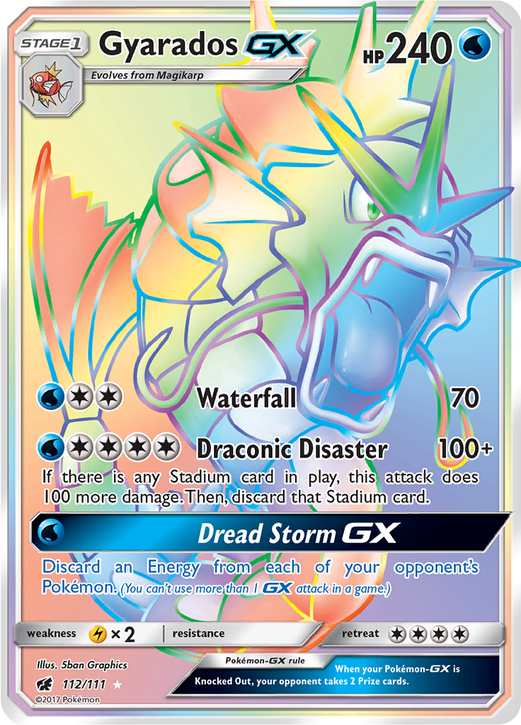 Gyarados GX (Secret) 112/111