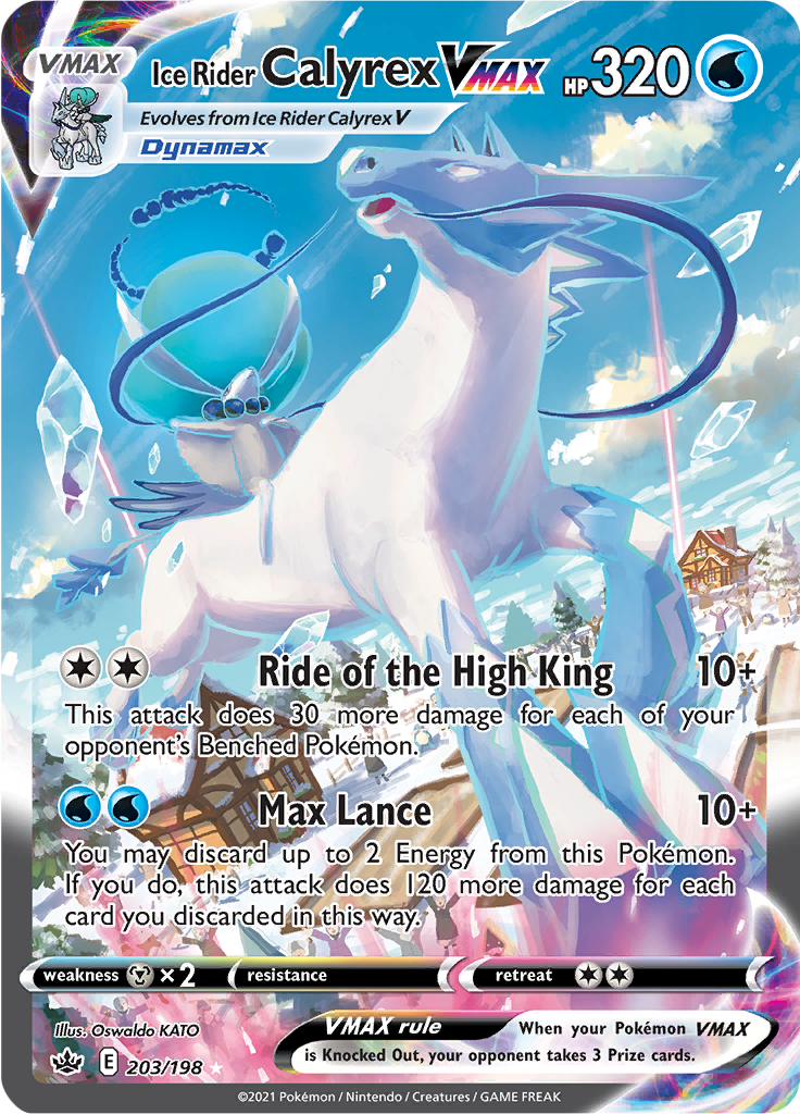 Ice Rider Calyrex VMAX 203/198