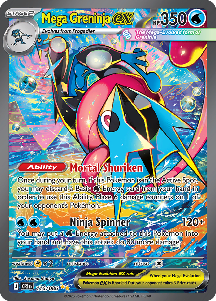 Mega Greninja Ex - 116/086