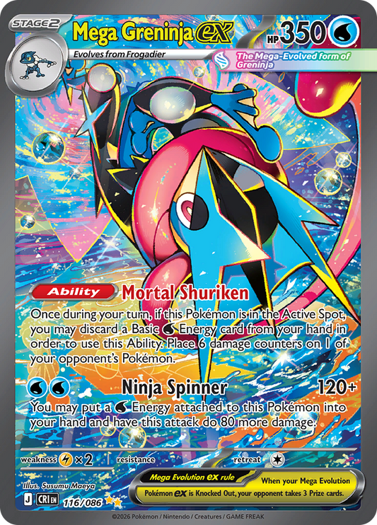Mega Greninja Ex - 116/086