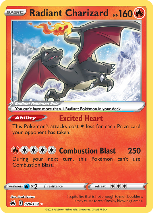 Radiant Charizard 020/159