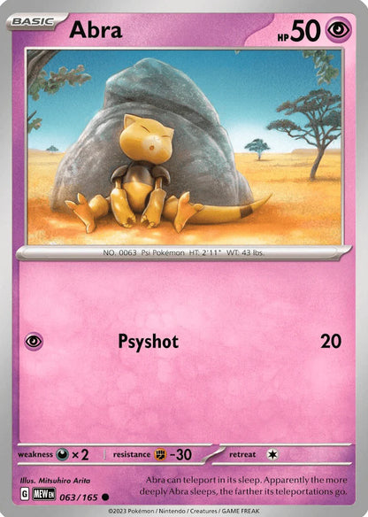 Alakazam Ex Collection 151 Set