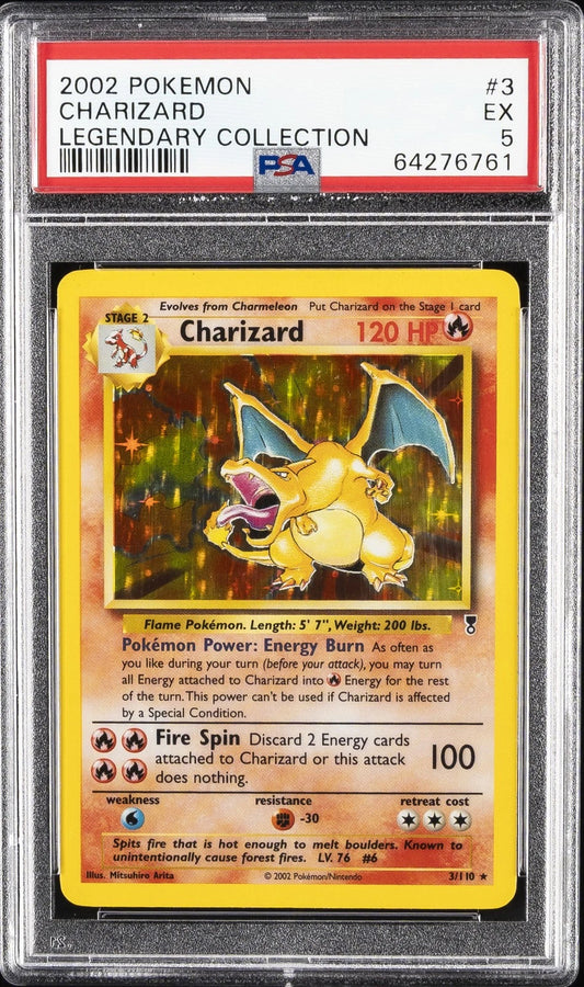 Charizard 3/110 Legendary Collection (PSA 5)