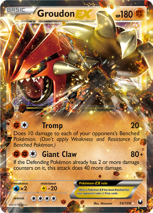 Groudon EX 54/108