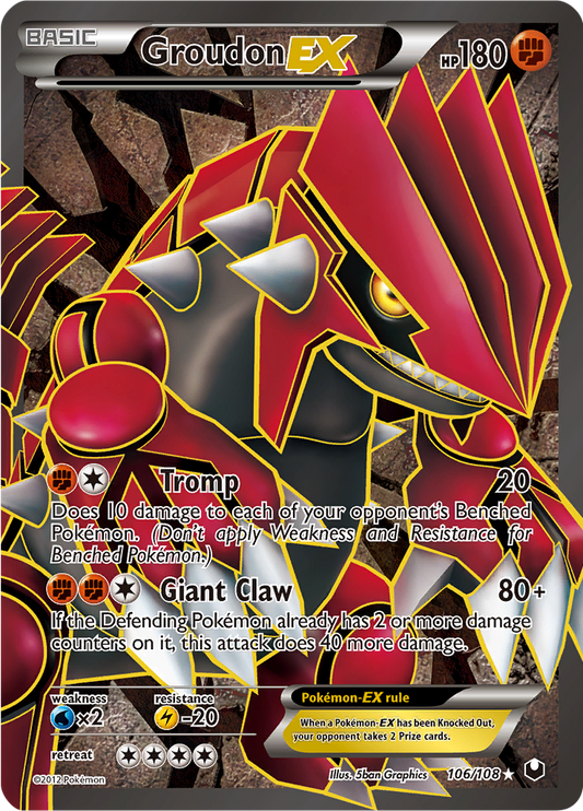 Groudon EX 106/108