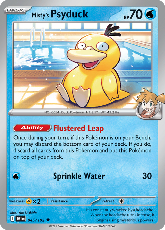 Misty's Psyduck 045/182