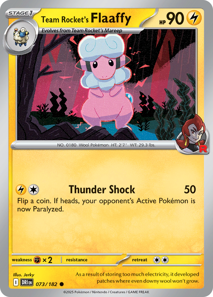 Team Rocket's Flaaffy 073/182
