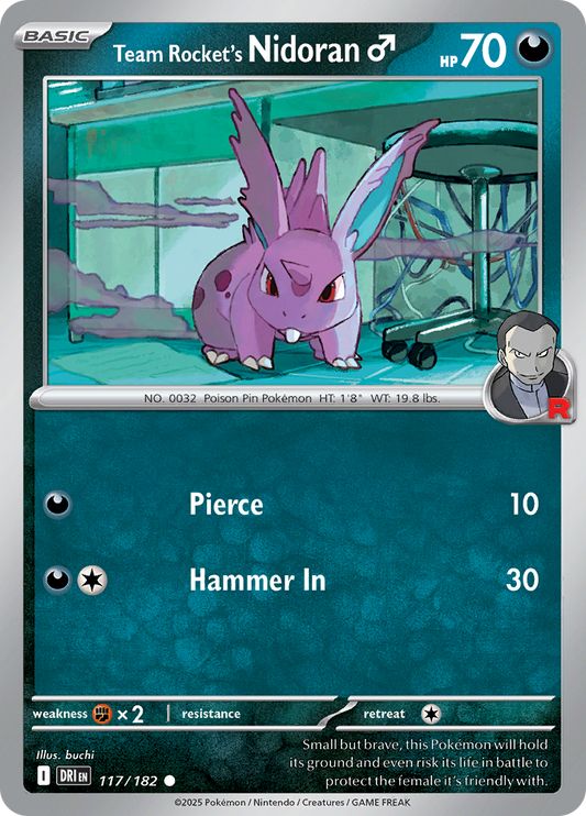 Team Rocket's Nidoran 117/182