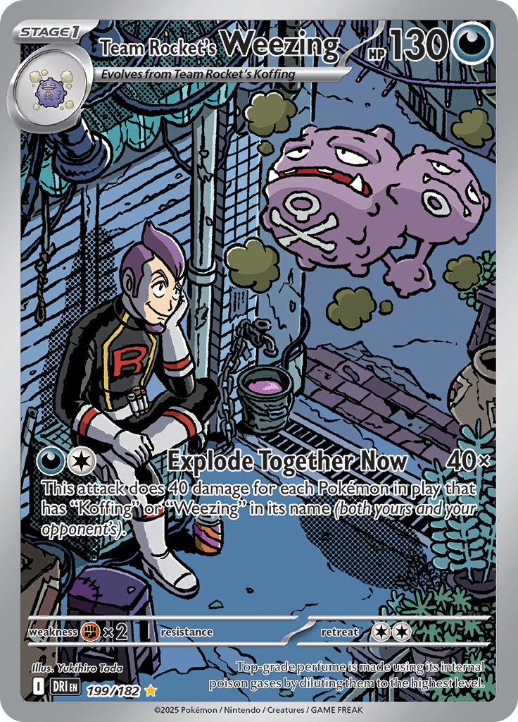 Team Rocket's Weezing - 199/182