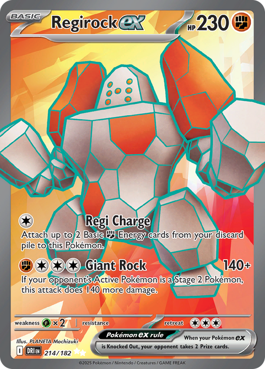Regirock Ex - 214/182