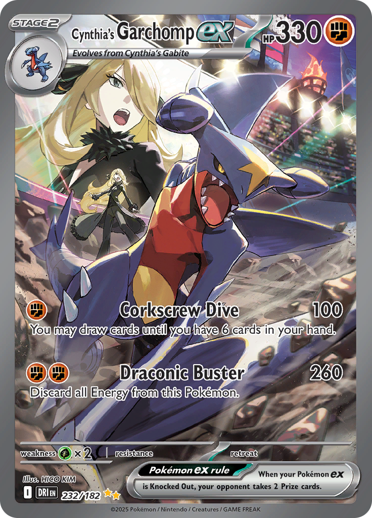 Cynthia's Garchomp Ex - 232/182