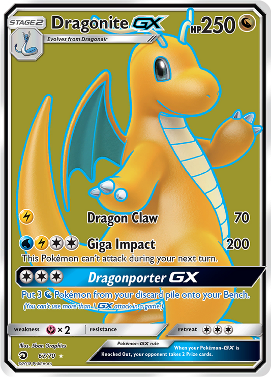 Dragonite GX - 67/70