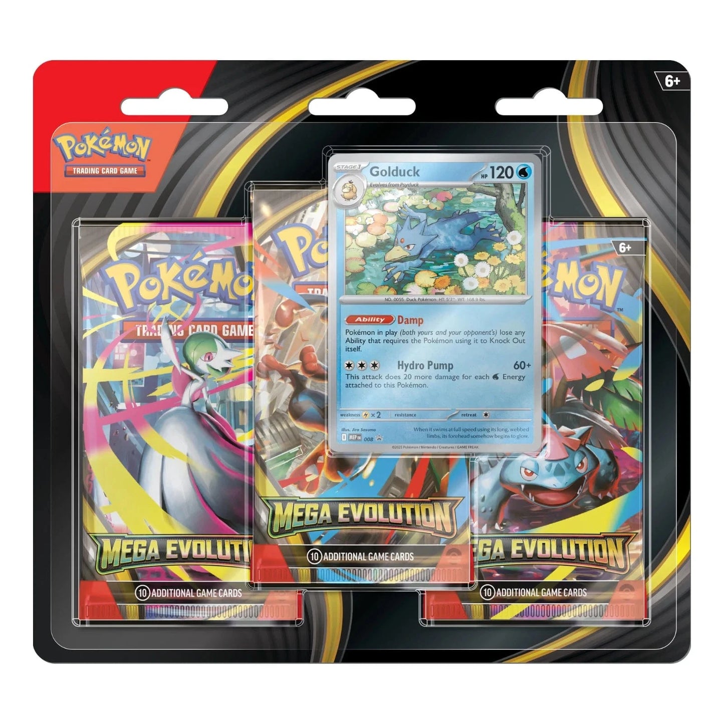 Blister Mega Evolution (3Packs + Carta Promo)