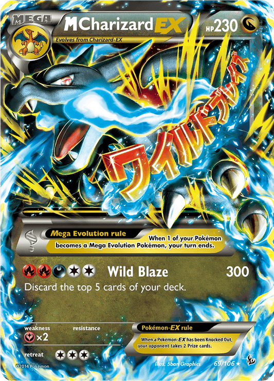 M Charizard EX (X) 69/106