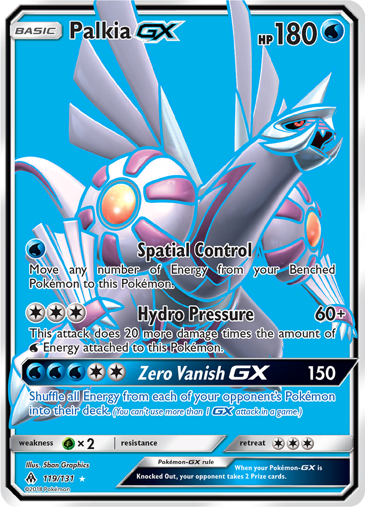 Palkia GX (Full Art) 119/131