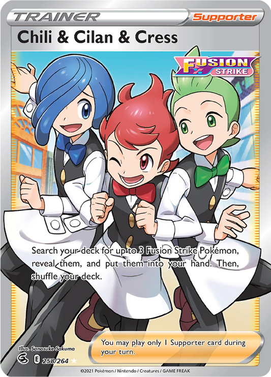 Chili & Cilan & Cress (Full Art) 258/264
