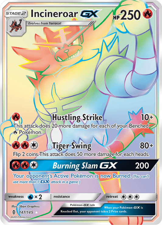 Incineroar GX (Secret) 147/145