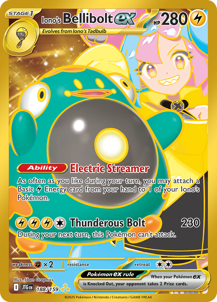 Iono's Bellibolt Ex - 188/159