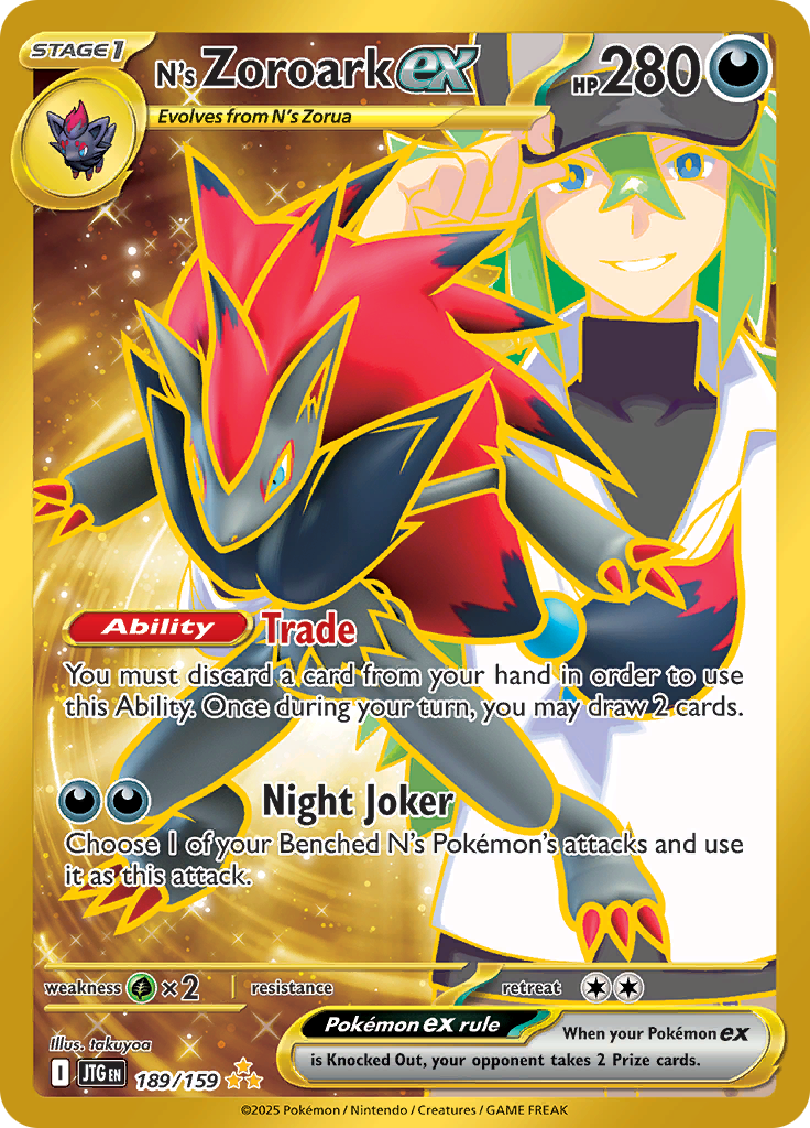 N's Zoroark Ex - 189/159