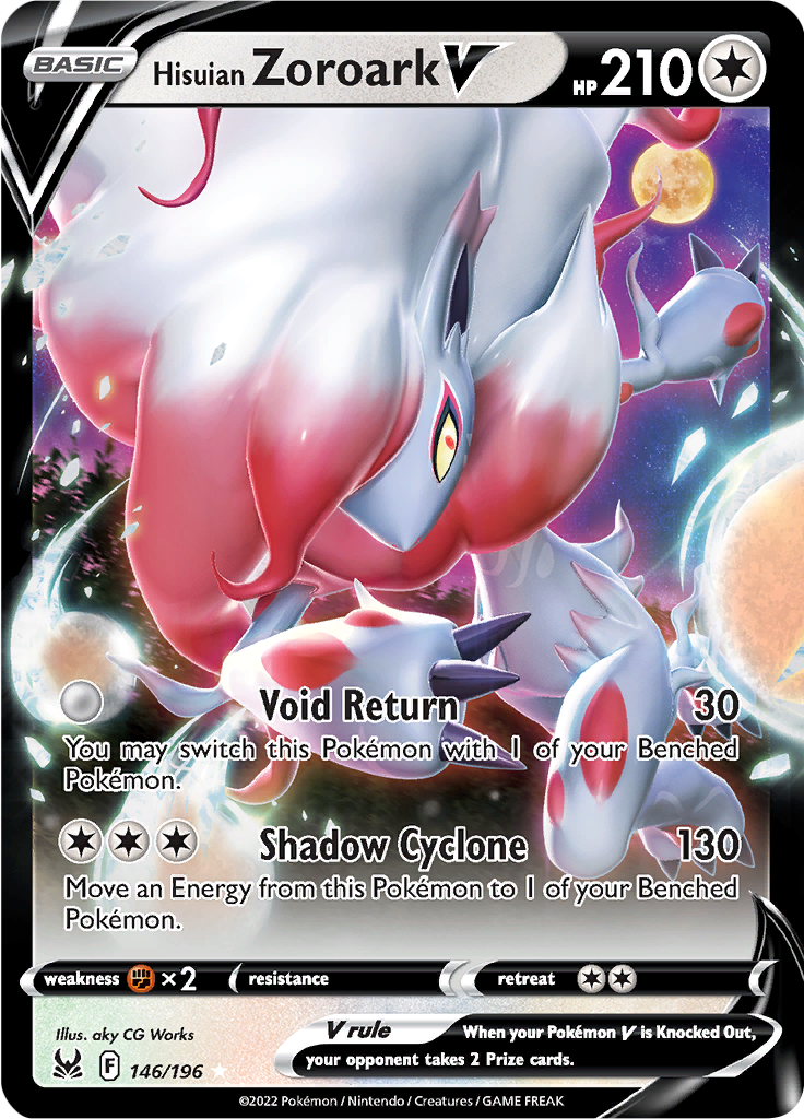 Hisuian Zoroark V 146/196