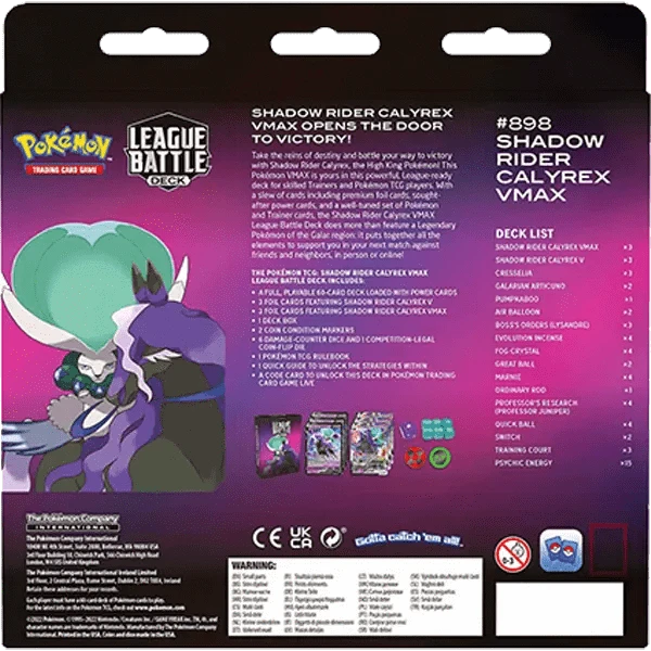 League Battle Deck [Shadow Rider Calyrex VMAX]