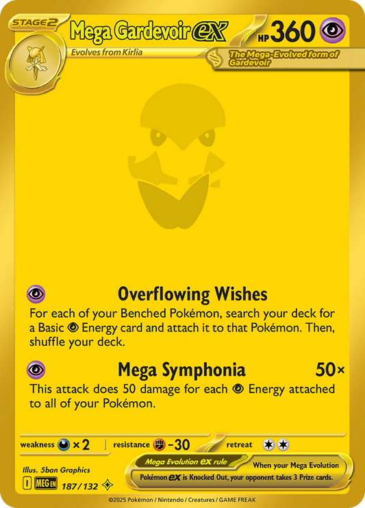 Mega Gardevoir Ex - 187/132