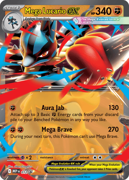 Mega Lucario Ex (Ediciones Variadas)