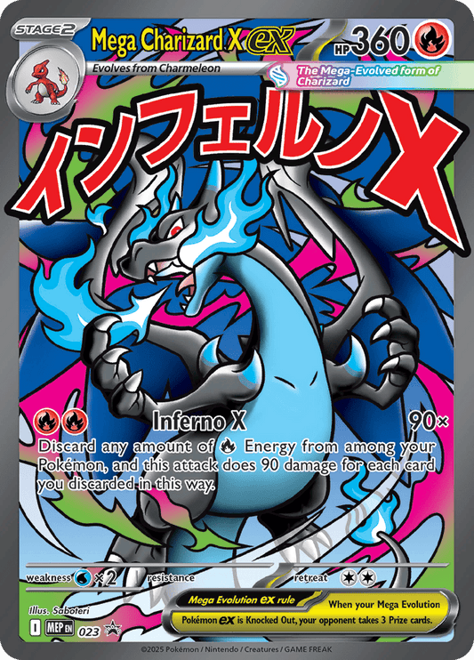 Mega Charizard X Ex 023