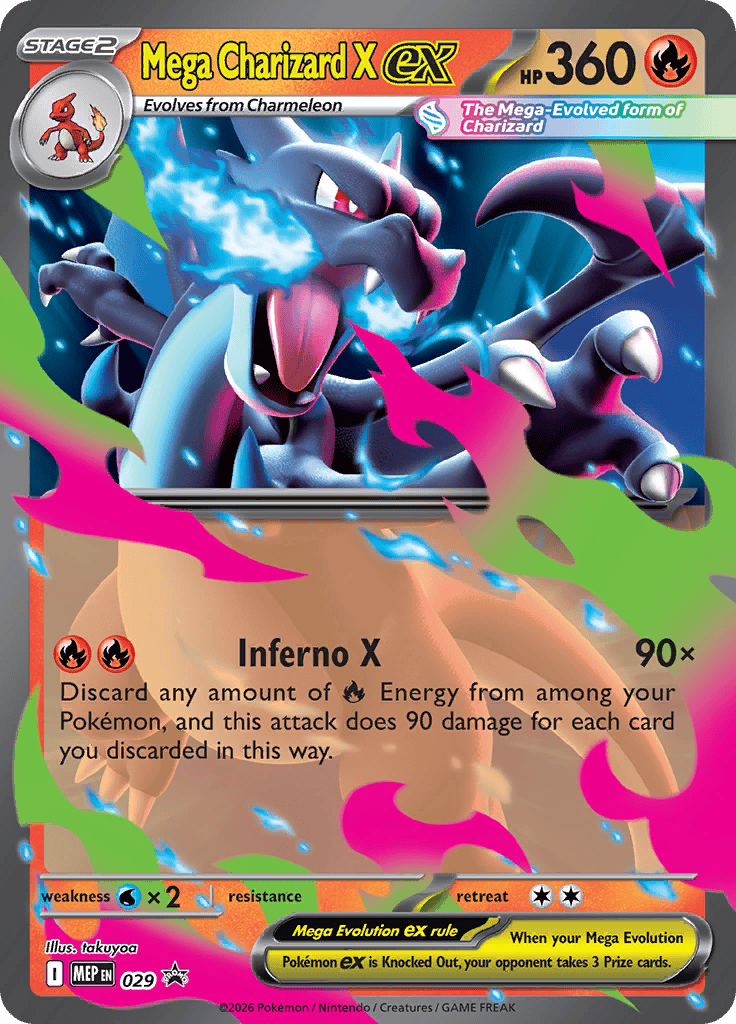 Mega Charizard X Ex - 029