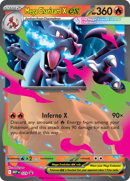 Mega Charizard X Ex - 029