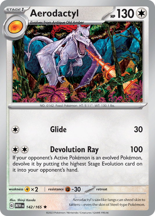 Aerodactyl - 142/165