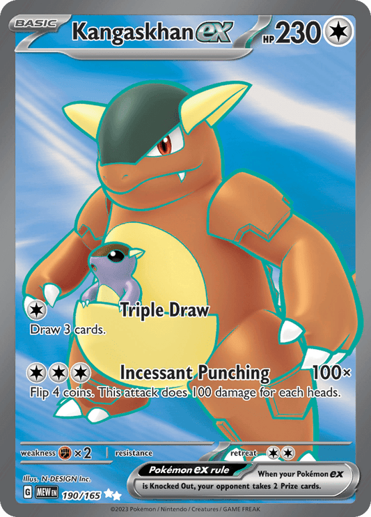 Kangaskhan Ex 190/165