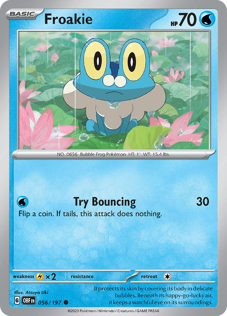 Froakie 056/197 Galaxy Holo Promo