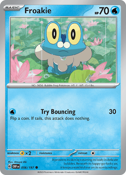 Froakie 056/197 Galaxy Holo Promo