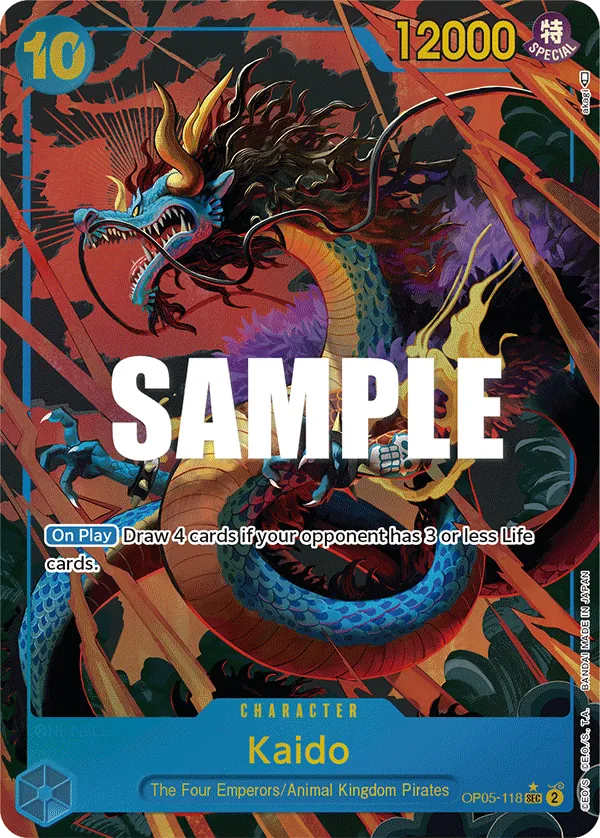 Kaido (Alternate Art) OP05-118