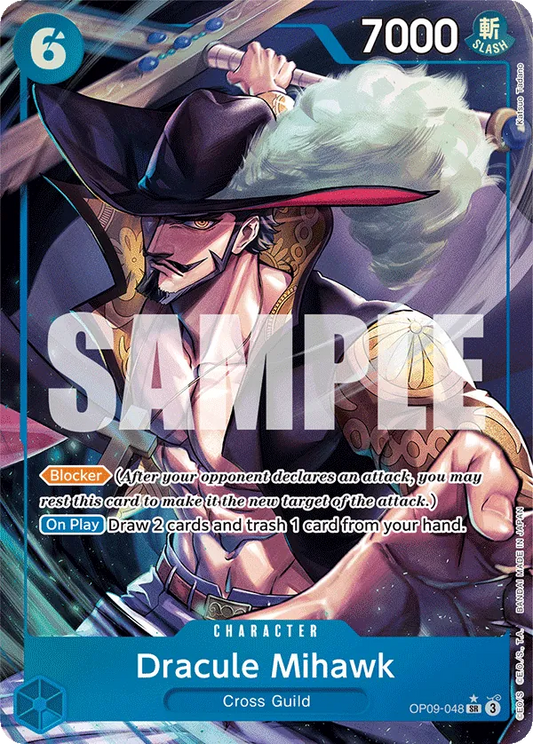 Dracule Mihawk (Parallel) OP09-048