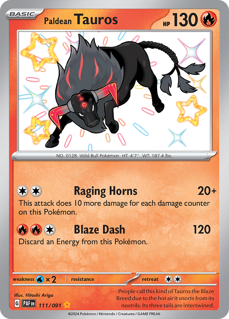 Paldean Tauros 111/091