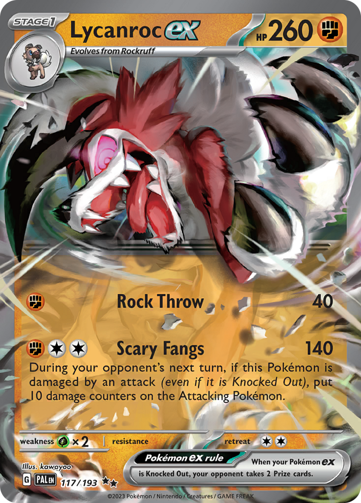 Lycanroc Ex 117/193