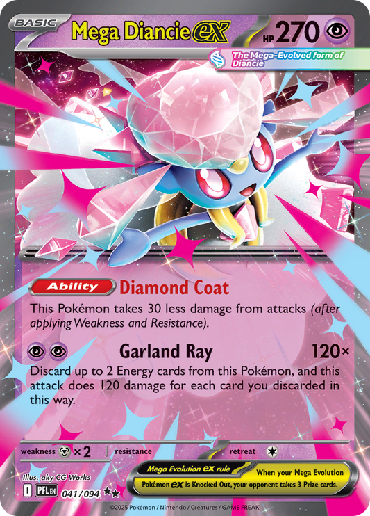 Mega Diancie Ex 041/094