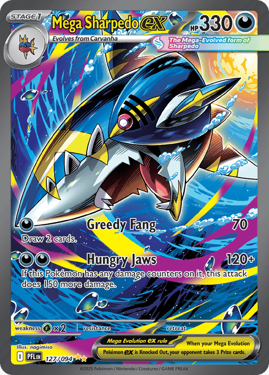 Mega Sharpedo Ex - 127/094