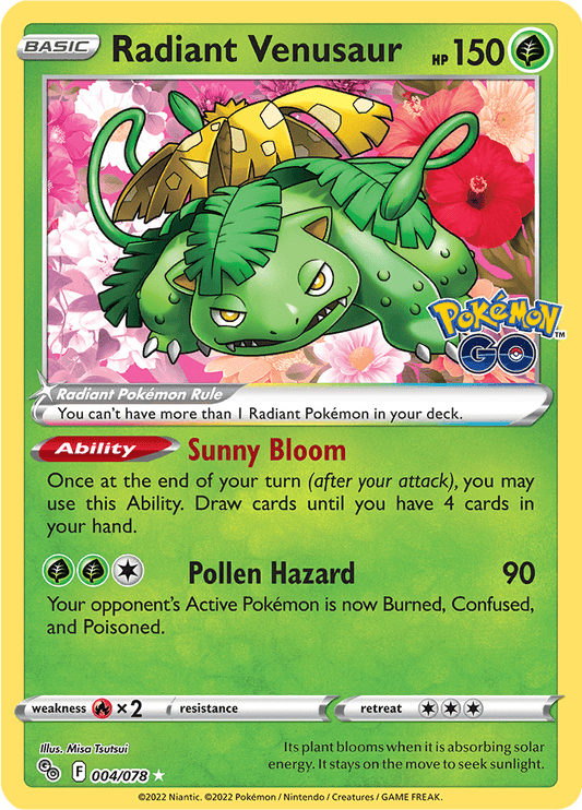 Radiant Venusaur - 004/078