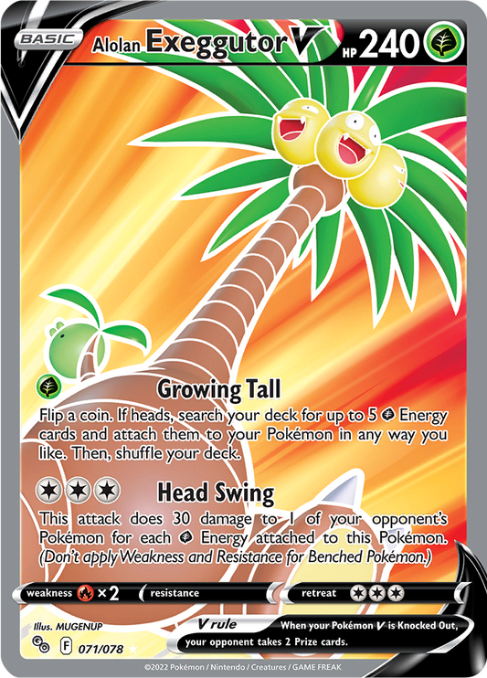 Alolan Exeggutor V (Full Art) 071/078