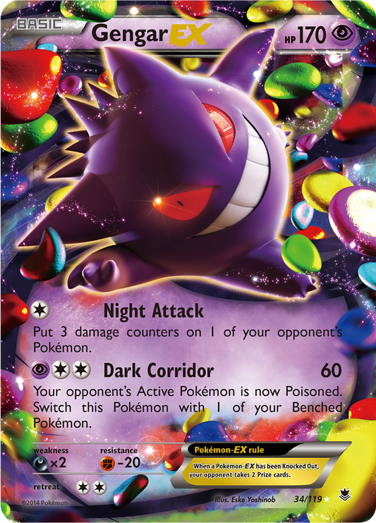 Gengar EX XY 34/119