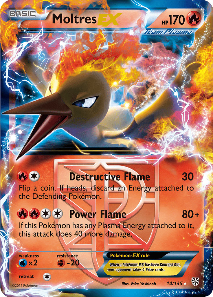 Moltres EX (Team Plasma) 14/135