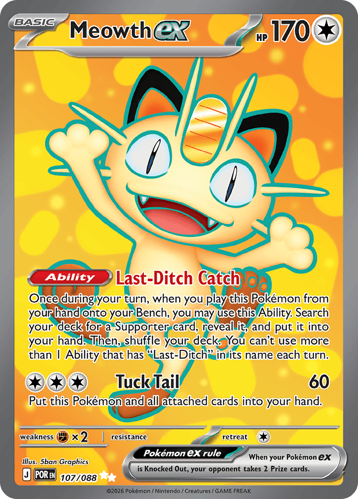 Meowth Ex - 107/088
