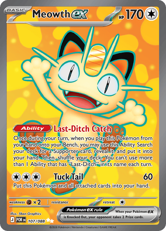 Meowth Ex - 107/088